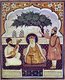 India: Guru Nanak Dev, the first of the ten Sikh Gurus (1469-1539), early 19th century painting